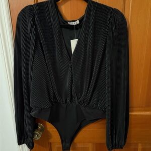TCEC Black Long Sleeve Bodysuit